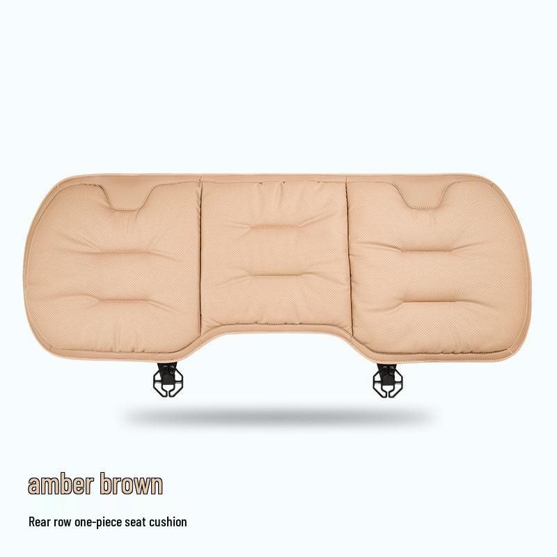 Customizable Nappa Leather Car Seat Cooling Pad - Summer Breathable, Non-Slip, High-End Ventilated Cushion for All Seasons