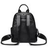 2023 The Newest Fashionable PU Leather Women Shoulder Backpack Simple Soft Large Capacity School Bag Leisure With Big Pocket