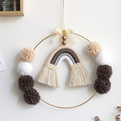 1 Pc Nordic-style Rainbow Wall Decoration - Ideal for Interior Decoration, Perfect for Decorating Children's Rooms and Homestays.