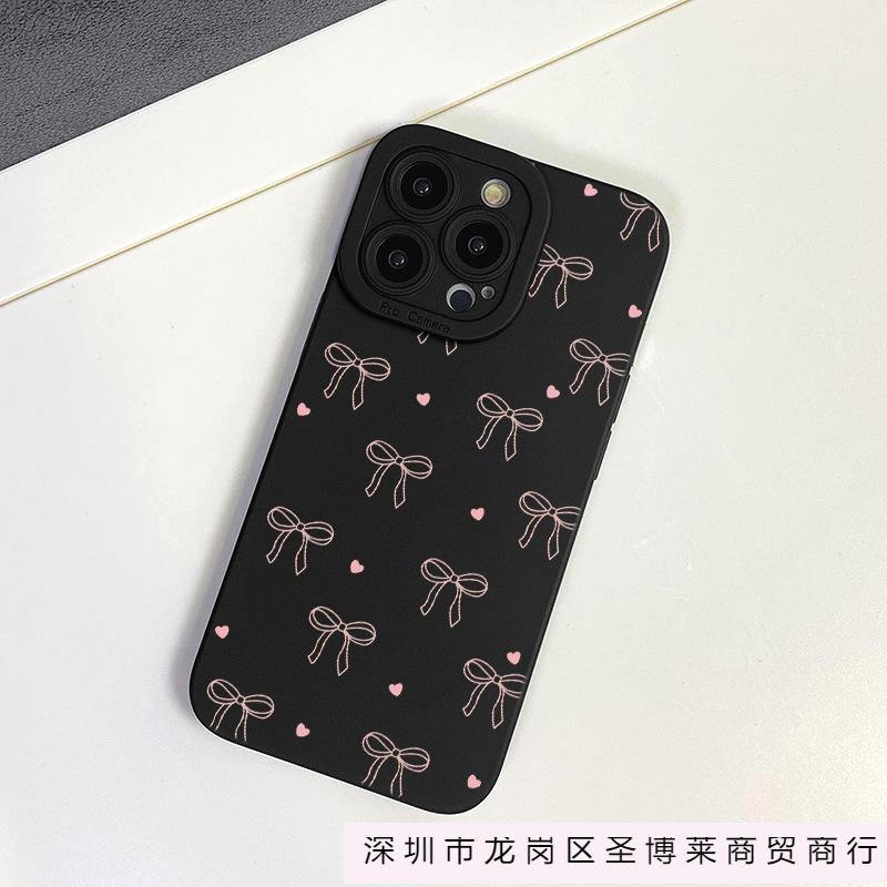 Bow for Apple 15 mobile phone case iphone12promax case 14/13/11/XSMAX1678