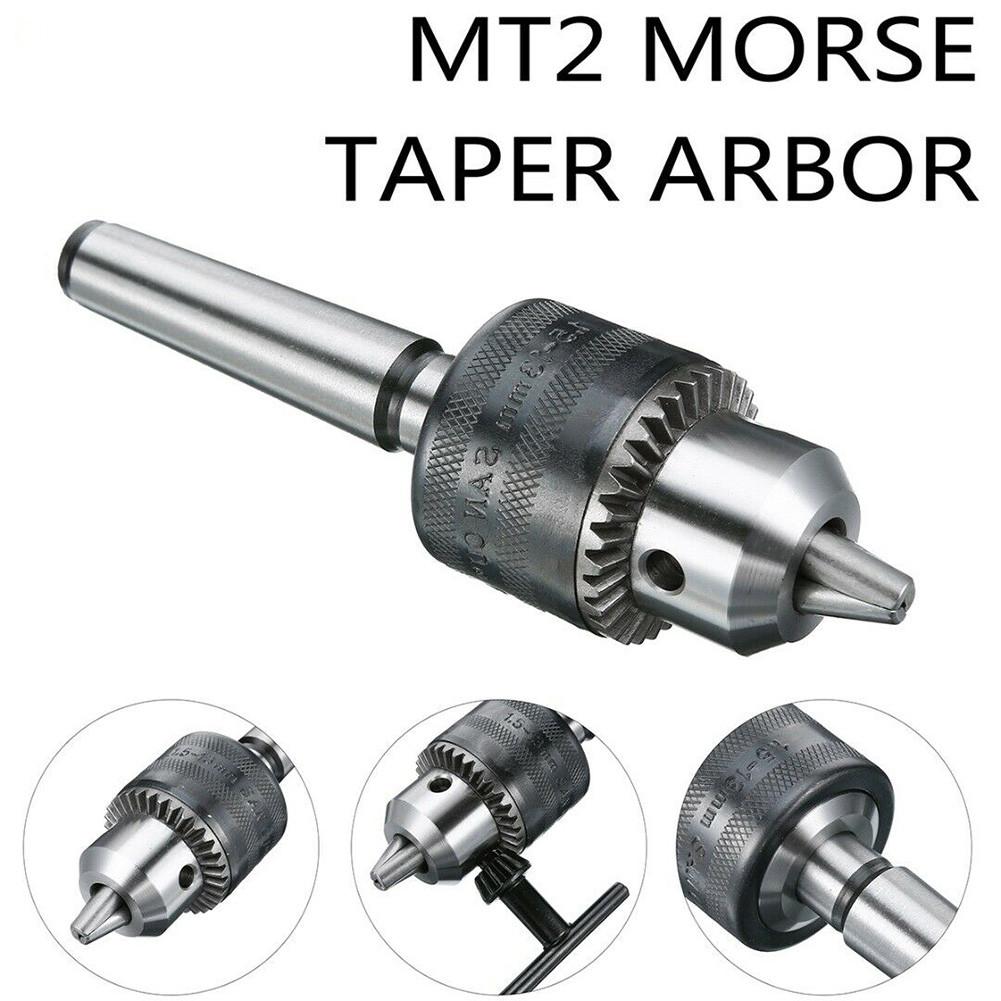 Mini Metal Lathe Tailstock Drill Chuck Tools With MT2 For Morse Taper Shank Machine Tool Functional Parts & Accessories