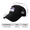 Hi my pronouns are  Any Pronouns  Genderfluid pride Baseball Cap F luxury caps Hat Man For The Sun Mens Hats Womens