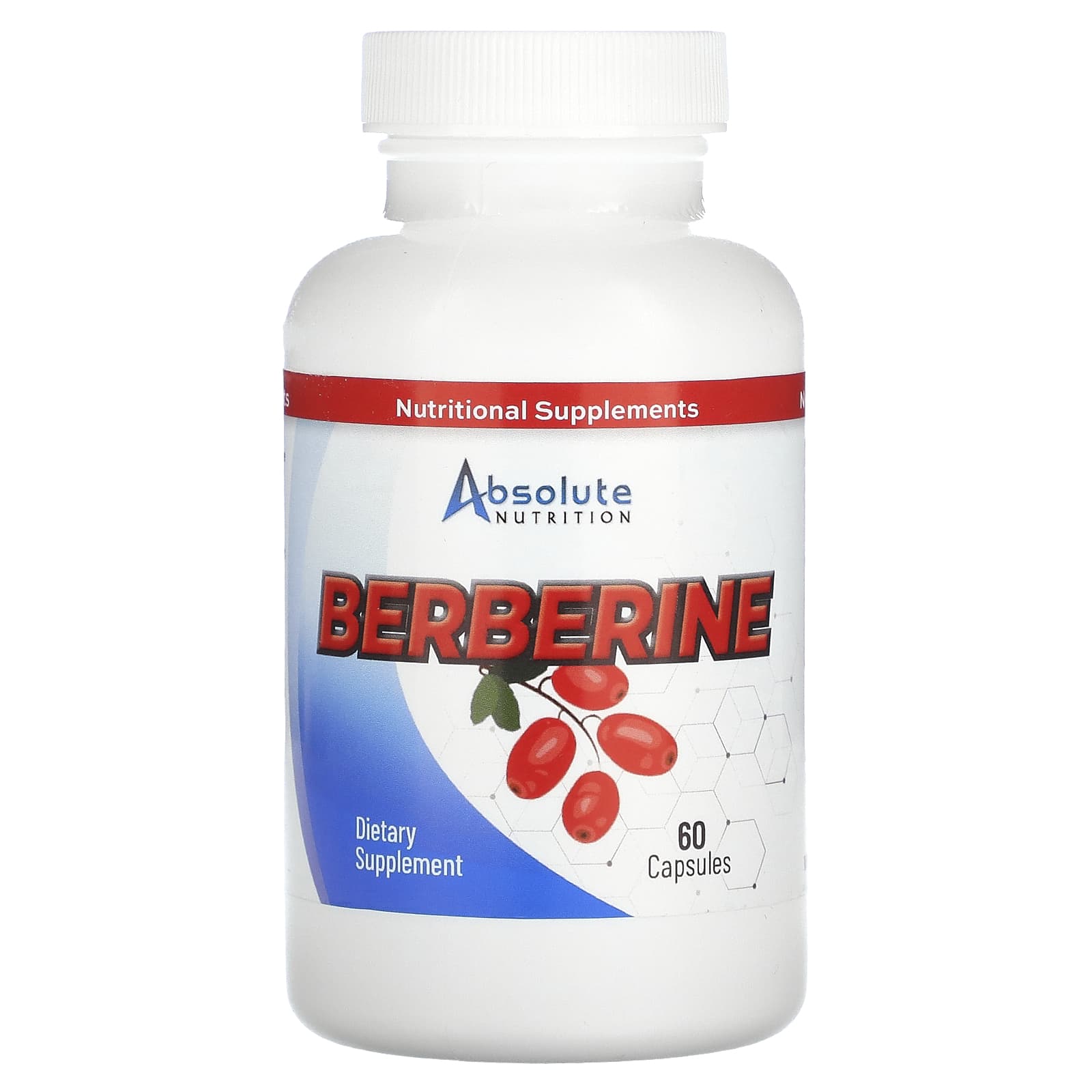 

Absolute Nutrition, Berberine, 600 mg, 60 Capsules