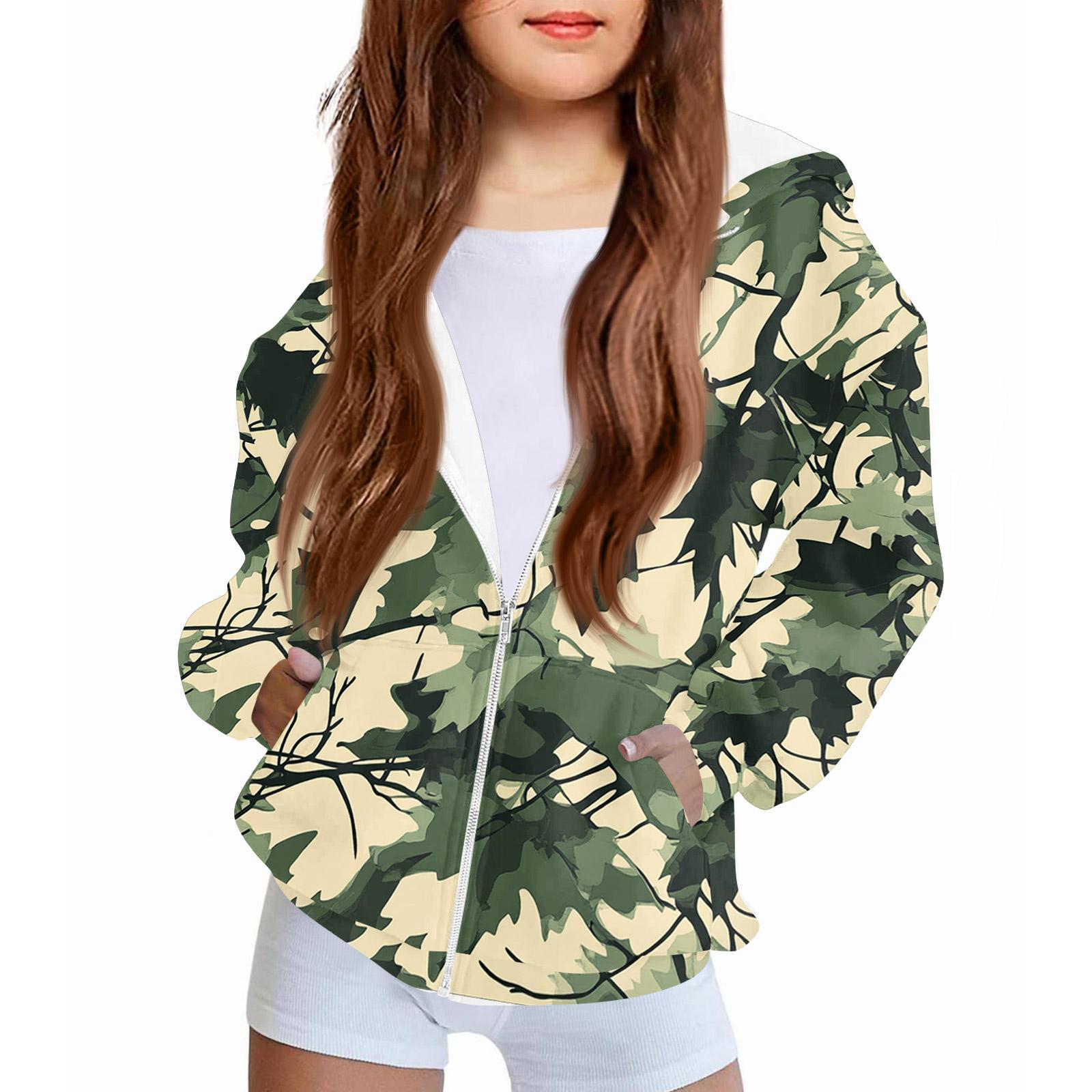 

Детская мода Рождественская толстовка с капюшоном с длинными рукавами с принтом Куртка-худи для девочек 130