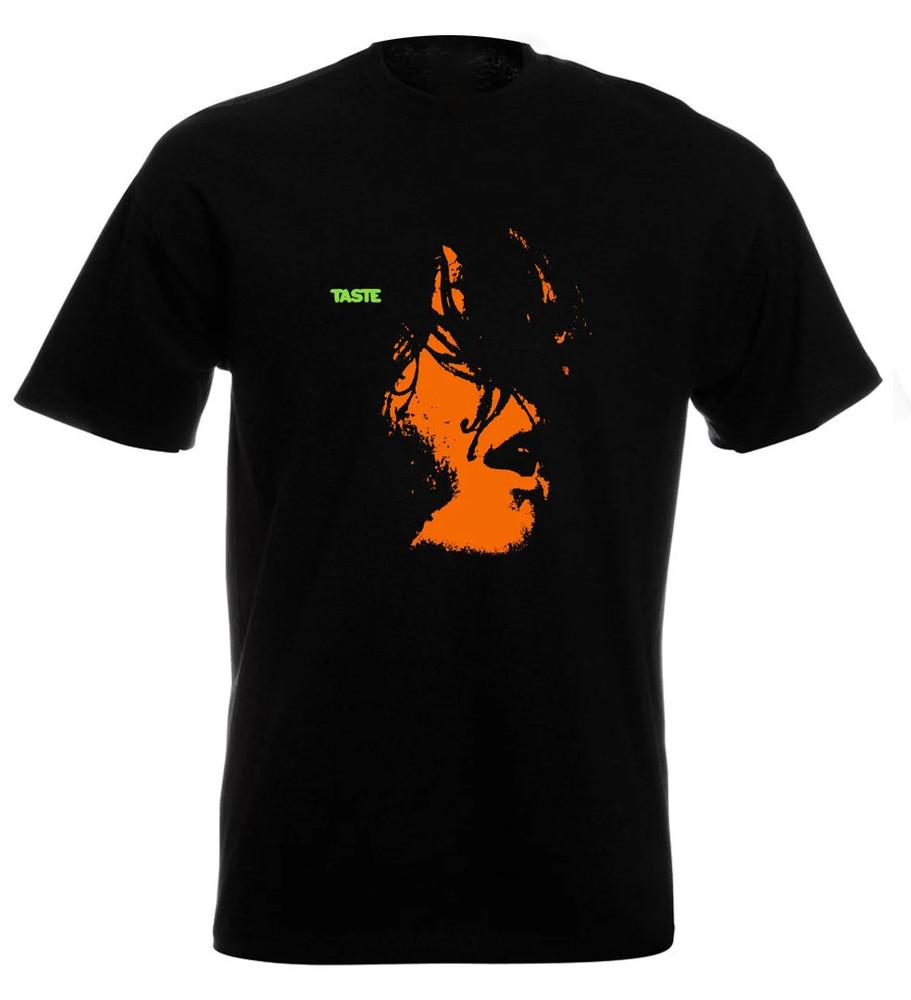 VTG RORY GALLAGHER TASTE Shirt Black Short Sleeve Unisex Unisex S-5XL Unisex T-Shirt S