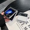 For Magsafe Magnetic 3PCS Case for Samsung Z Flip6 Flip5 Flip4 Shockproof Transparent Pc Hard Slim Phone Case Cover