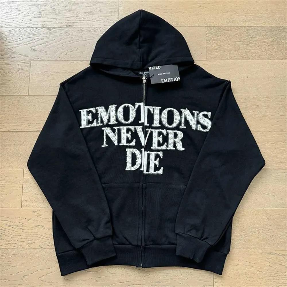 Men's and women's fleece sweater set autumn and winter men's printed hoodie trendy brand new