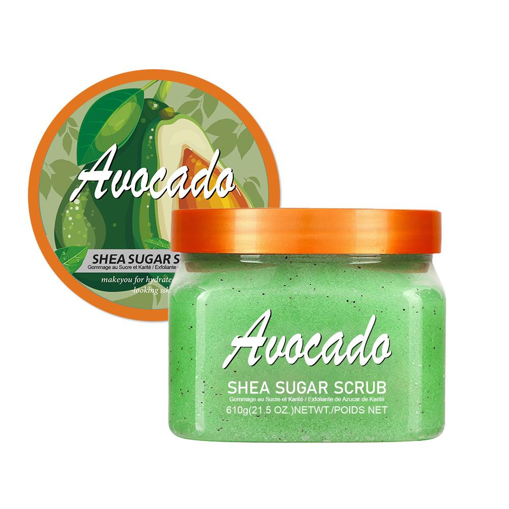 Shea Sukker Skrubb Sukker Salt Skrubb Mykgjørende Eksfolierende Kyllinghud Død Hud Fuktighetsgivende Glatt Skånsomme Badesalter