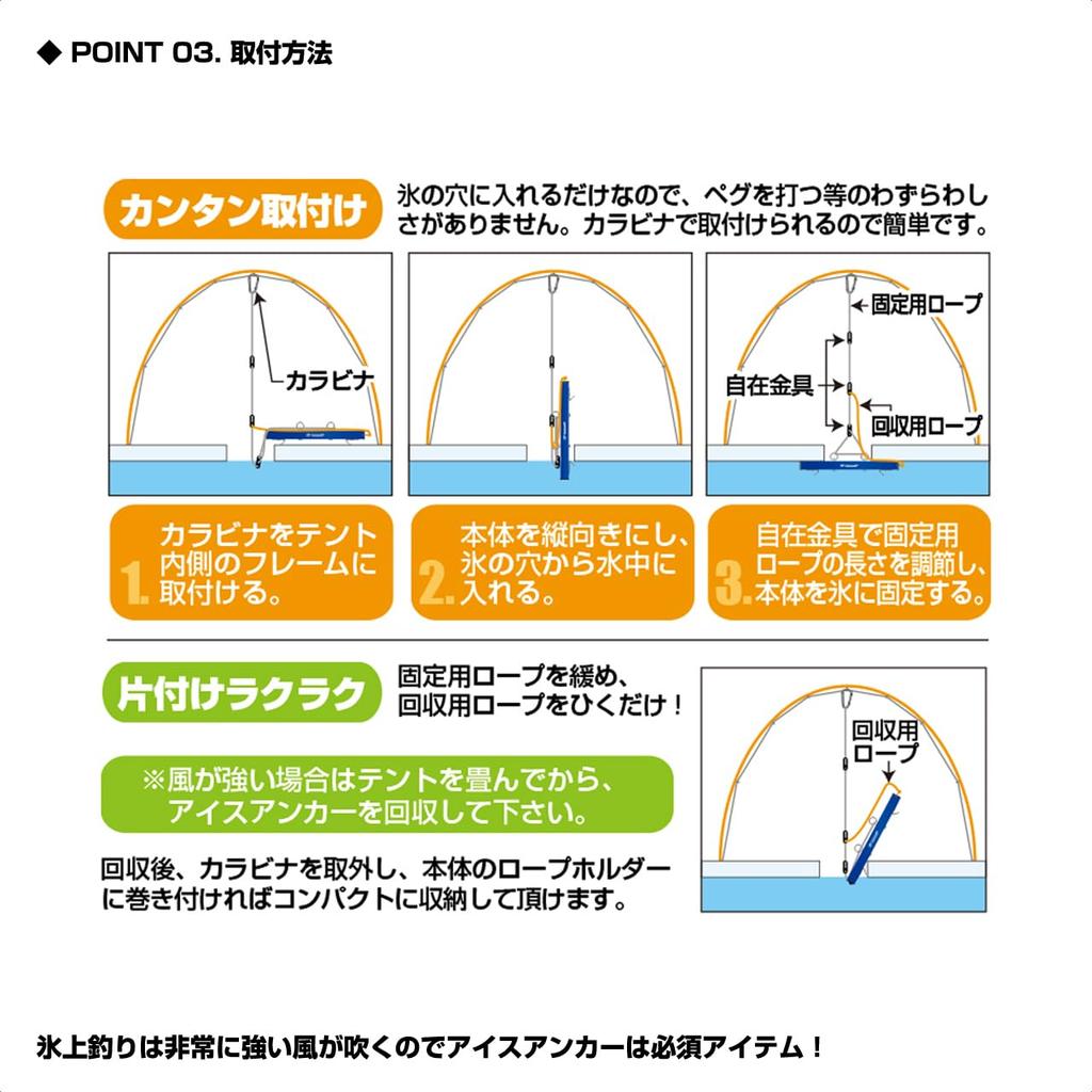 PROX PX8232K Ice Anchor for Smelt Tents, Black