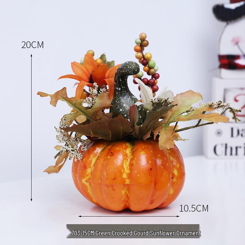 Calabaza de Espuma Decoración Interior de Halloween para Mesa, Sala de Estar, Restaurante o Arreglo de Escena de Cocina.