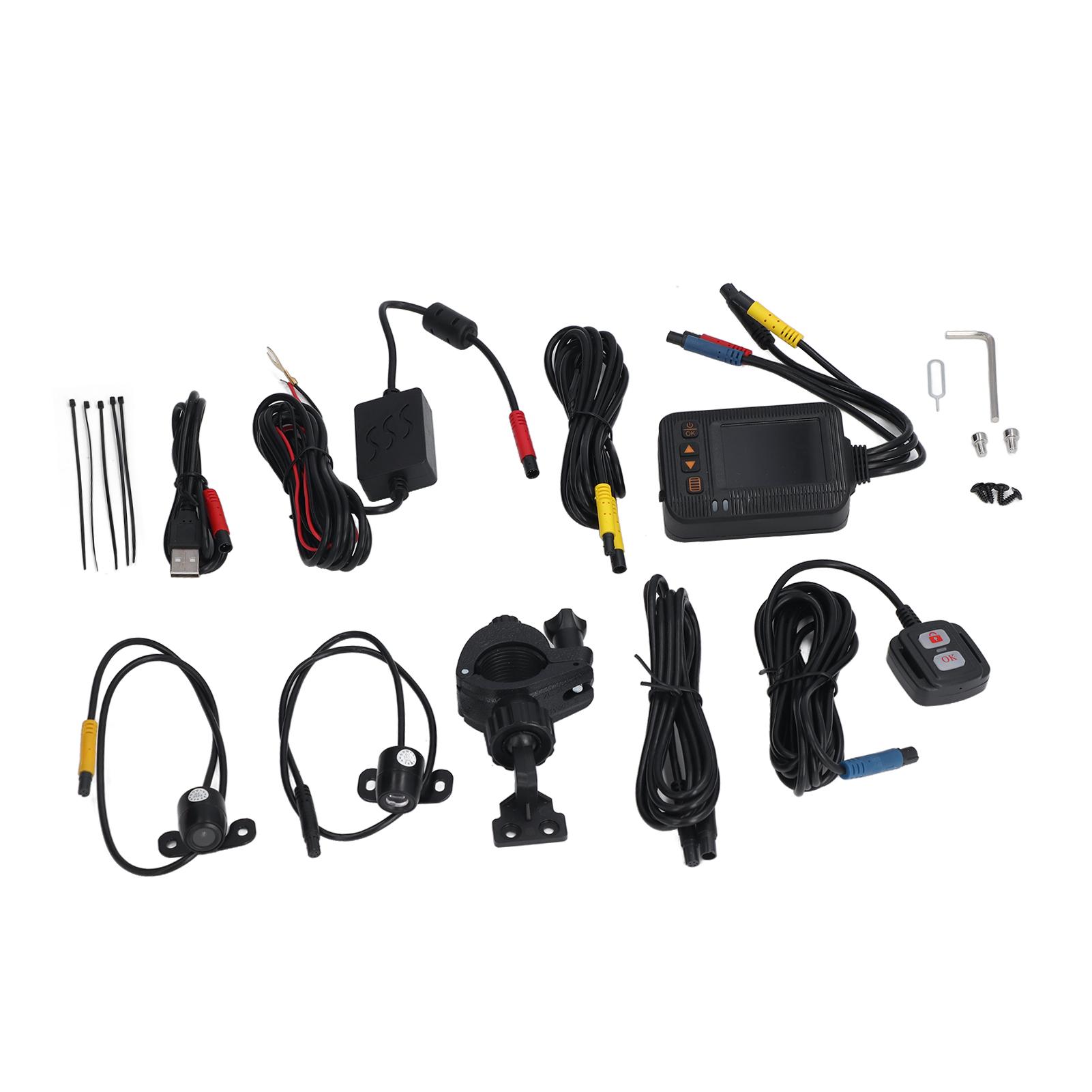 

Мотоциклетный видеорегистратор IP65 Водонепроницаемый 1080P Видеорегистратор для мотоциклетного шлема для улицы DC12-24V