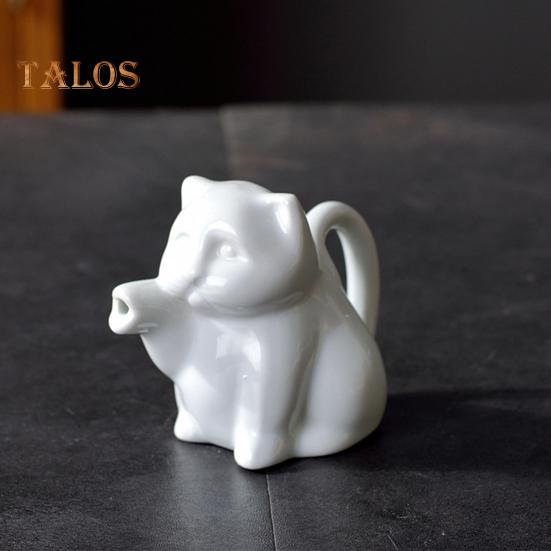 Ceramic Creamer Pitcher Cow Shape Milk Jug for Coffee Tea Hot Chocolate Cute Animal Design Easy To Clean Kitchen Dining Table Accessory