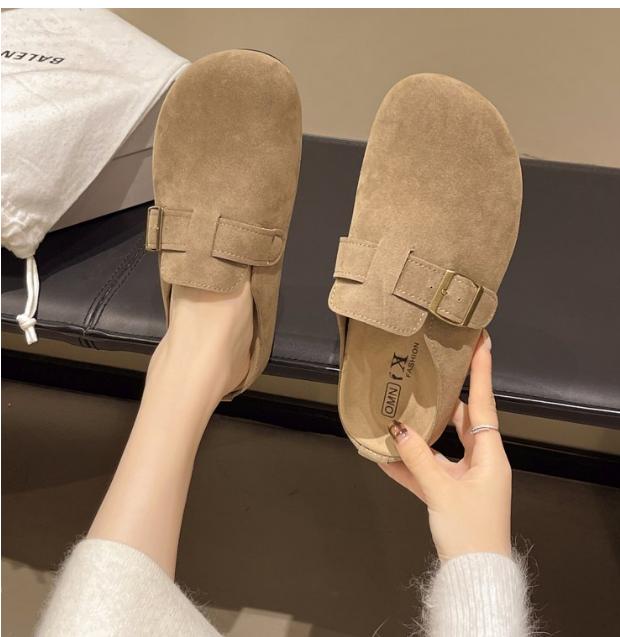 2025 Retro Suede Clogs for Women Clogs Soft Footbed Mules Slipper Comfort Potato Shoes with Arch Support Beach Sandal irl