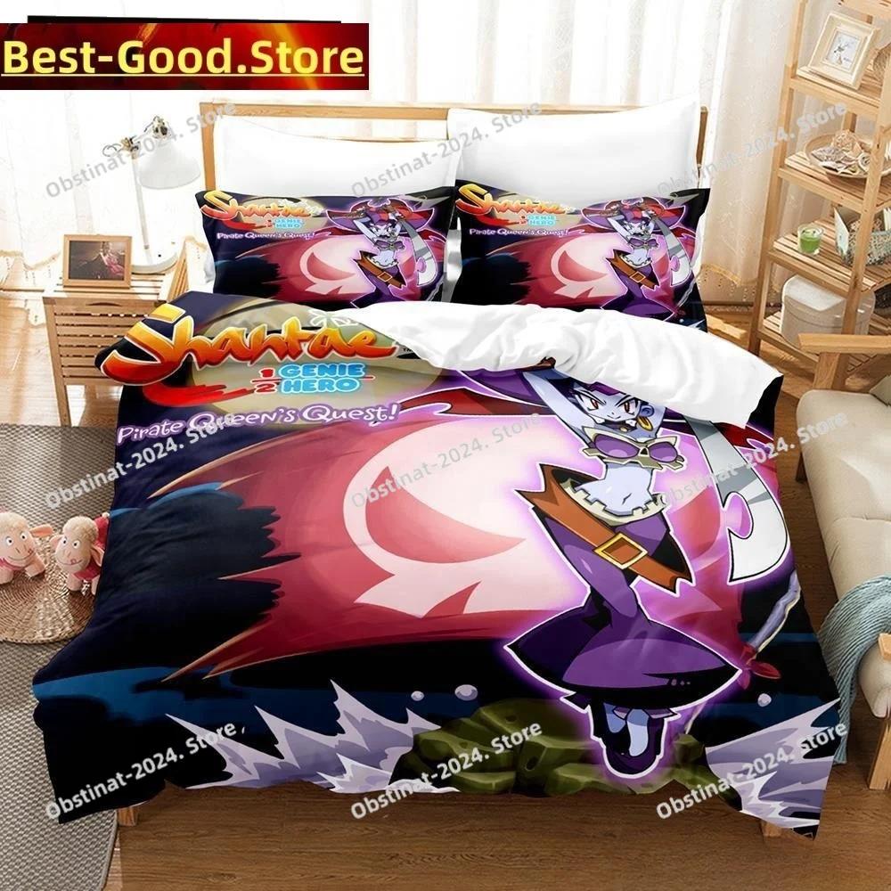 New Shantae Half-Genie Hero Bedding Set Duvet Cover Full Queen King Size Pillowcase Bed Printed Aldult Kid Bedroom Single Twin