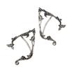 Stylish Ear Cuff Gothic Elves Earring Ear Clip Ear Jewelry Alloy Texture Ear Accessories Suitable for Everyday Wear
