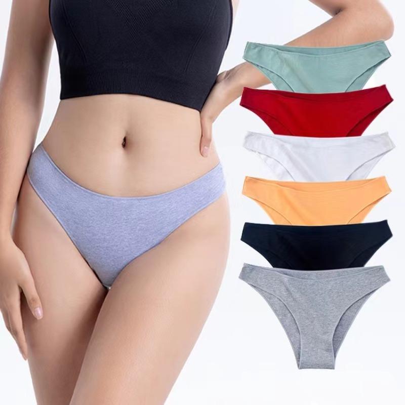 Lady Cotton Panties Female Underpants Panties for Women Briefs Underwear Low-Waist Pantys Lingerie
