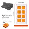 USB Heated Blanket Electric Shawl Wraps Heating Lap Blanket Throw Insulation Heated Warm Cushion 5V Outdoor Camping Sleep Sheet