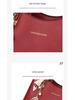 2025 Fashionable Red Women's Bridal Handbag - Large Capacity Single Shoulder Crossbody Bag