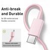 USB C to Type C Multi Color Cable PD Fast Charging Data Cable For phone15 15Pro Huawei Samsung Xiaomi  Type C Data Line 1M 2M 3M