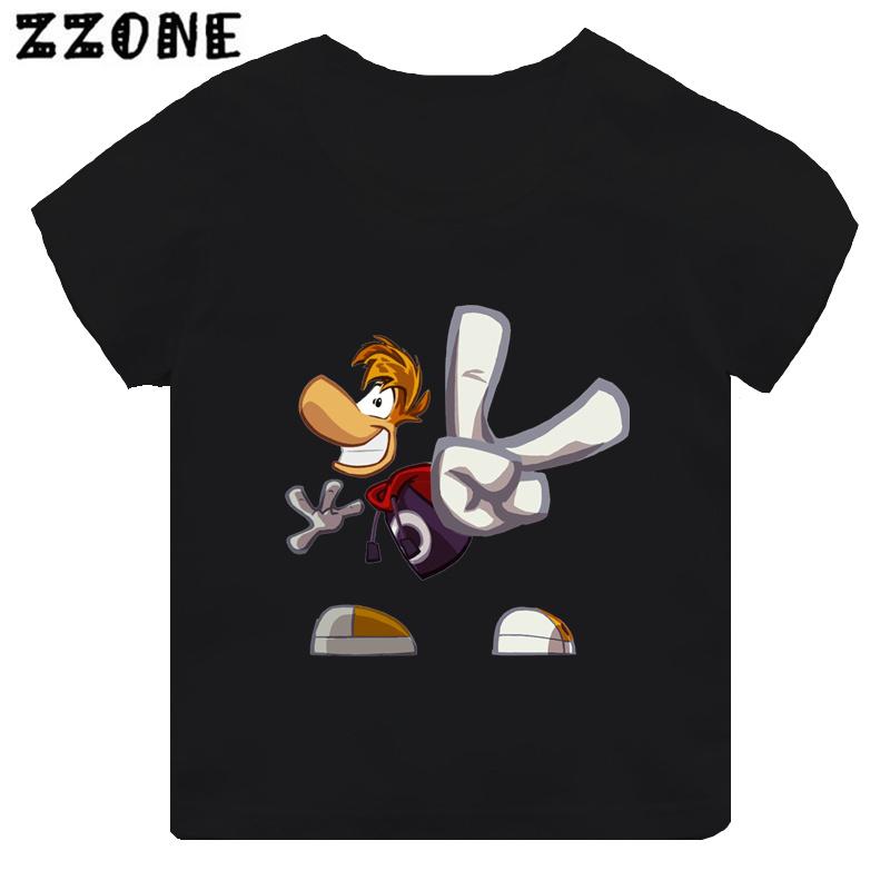 Rayman Legends Adventures Gioco Stampa Maglietta Bambini Divertente Vestiti Ragazze Neonati Maschi T-shirt Manica Corta Top BambiniTH5886