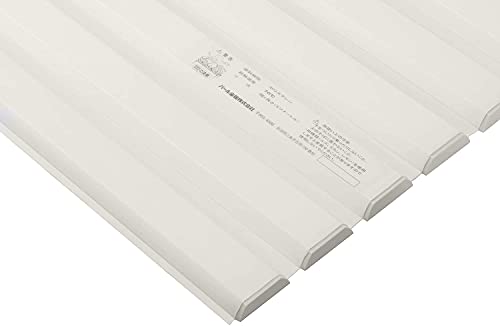 PEARL METAL Bathtub Lid, White, 80 x 182.5 cm, Shutter Type, W18, Style Pure, HB-4975