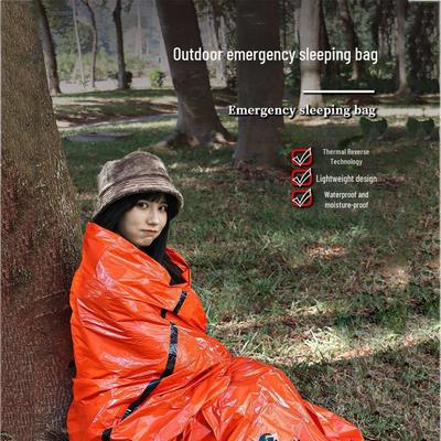Outdoor PE Aluminum Film Emergency Sleeping Bag & Tent Raincoat