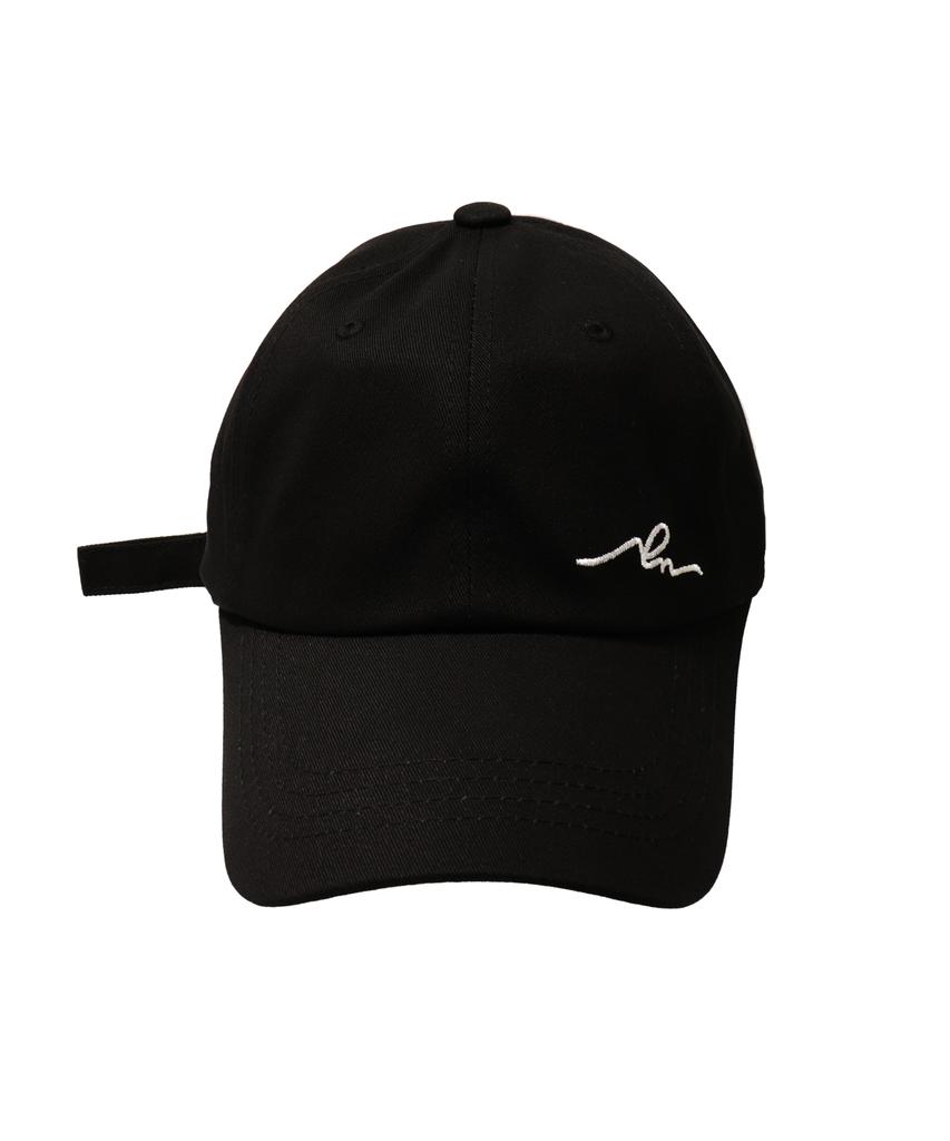Seullipiseullib [Unisex]Sleeping Cotton Black Ball Cap