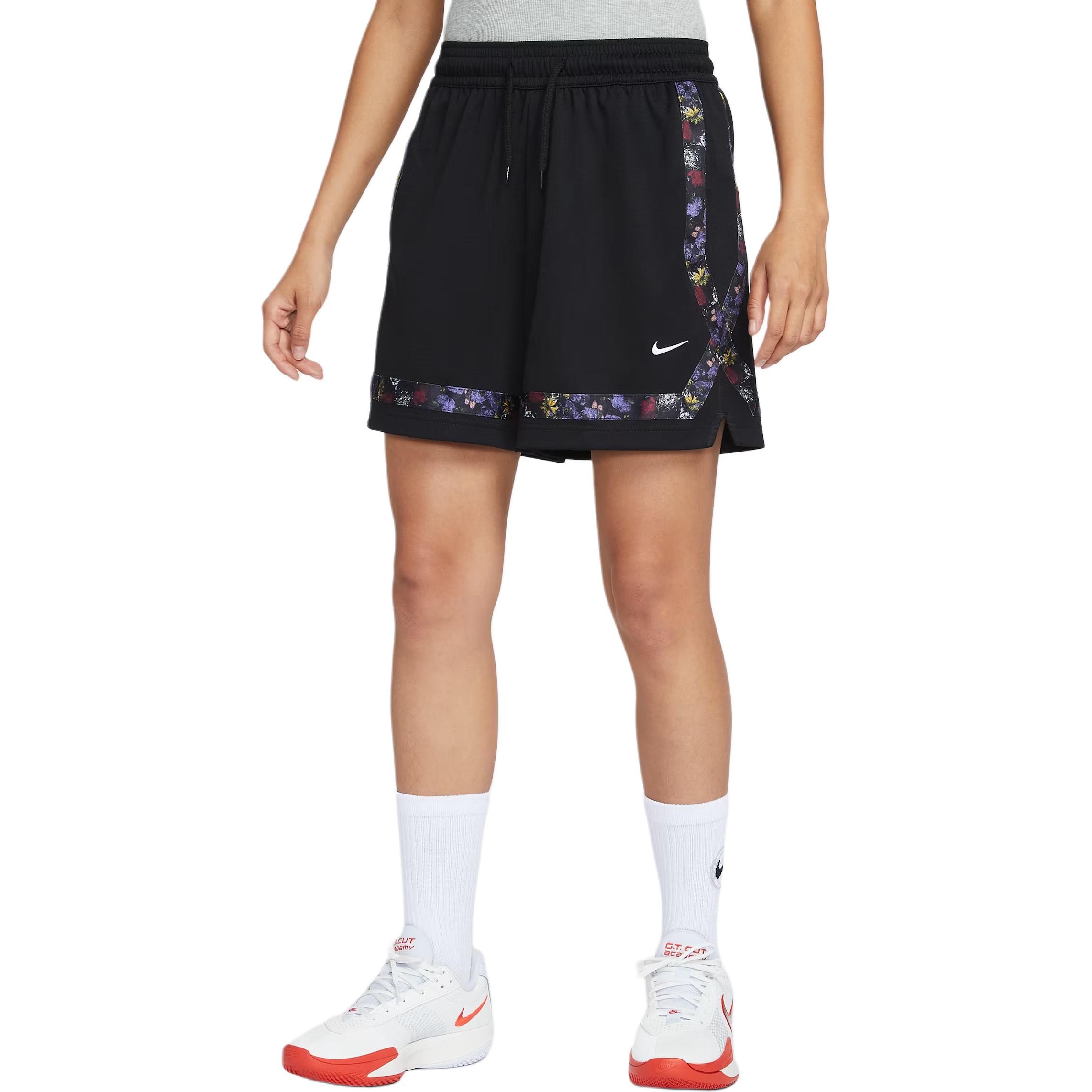 

Nike Dri-Fit FW25 Мягкие Удобные Приятные к коже Простые Баскетбольные Шорты Женские низ HV8095-010 L