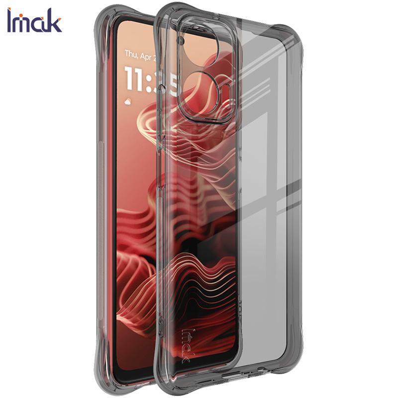 

Для чехла для телефона Moto G35 5G IMAK Ударопрочный Мягкий чехол Moto G35 5G прозрачный черный