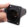 Anhängeradapter 5-polig 7-polig Doppelkopfstecker 60cm ABS-Konstruktion Geeignet für Fahrzeugabschleppen Kompatibilität