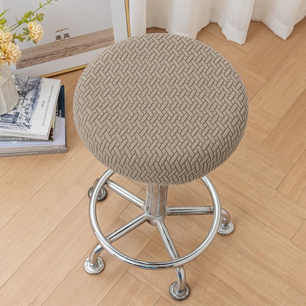 Stretchable Bar Round Stool Cover Thickened Stool Cushion Cover Soft Seat Chair Slipcover