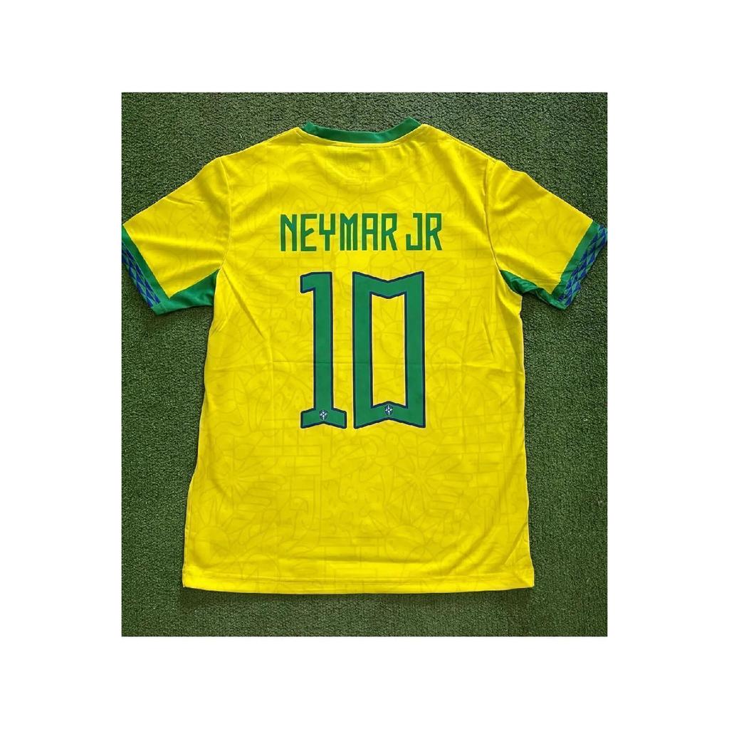 Brazil Neymar Jr New Season Football Jersey Special Jersey Fabric That Can Take Yellow Air