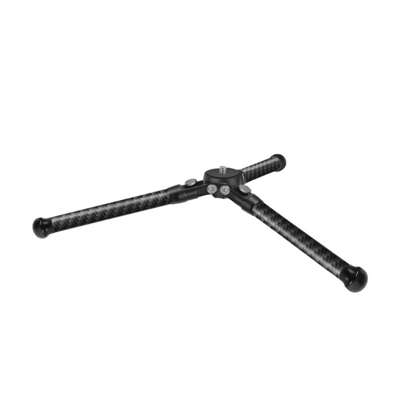 Lightweight Carbon Fiber Mini Tripod For Mobile Camera DSLR 1/4 Inch Screw Stable Base Phone Stand Mount