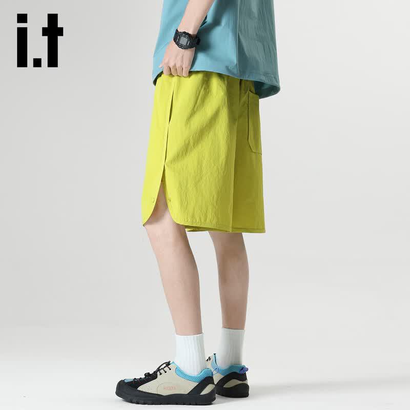 Izzueit Men's Loose Fit Quick-Dry Cargo Shorts