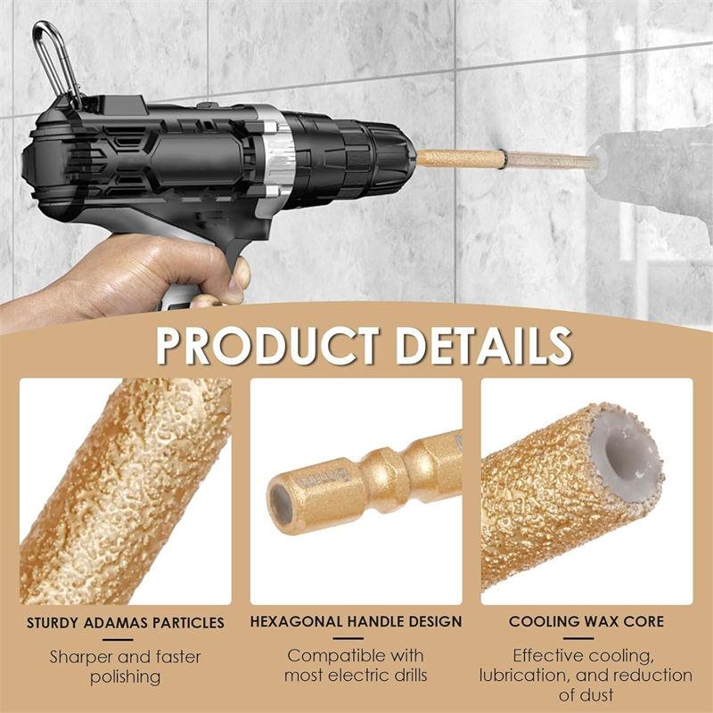 1/4" Hex Ceramic Tile Hole Drill Bit High Hardness Marble Glass 6 8 10 12 14 16mm Drill Bit GZW