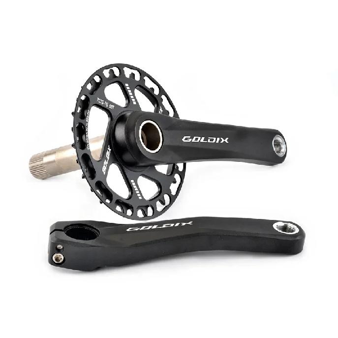 Ultralight Children's Bicycle Crank 110mm 127mm 140mm 150mm 155mm 160mm Crankset for Kid Support 7-12 Speed Bike Accessories