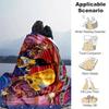 1pc Disney Beauty and the Beast Blanket, Home Decor, Office Napkin, Outdoor Picnic Rug, Gift for Kids & Adults (79x55 Inches)