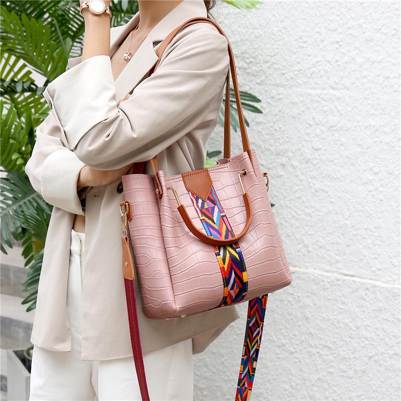 Niche Design Women's Bag Four Piece Set Women's Handbag Bucket Bag Fashionable Shoulder Bag Crossbody Bag Women's Wallet Card Bag