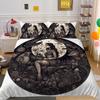Beauty Skull Printed Comforter Cover Set Full Size Microfiber Home Textiles High Quality Luxury Bedspreads