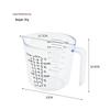 Clear Plastic Kitchen Measuring Cup Set - Thickened Scale Cups & Cylinders for Baking