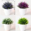 Künstliche Blume Bonsai Simulationspflanze Dekoration Blumenkugel Grasball Topf Heimdekoration Kleine Dekoration