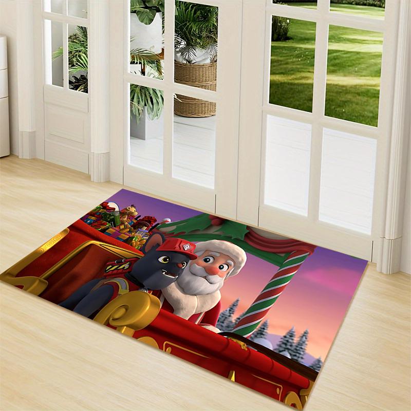 1Pc Paw Patrol Adventure Carpet Rug Soft Washable Antislip Home Living Room Sofa Mats Personalized Christmas Rug