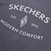 Skechers A-Z Series Letter Round Neck Pullover Versatile Sports Sweatshirt Unisex sweatshirt Odyssey-Gray L323U174-026R
