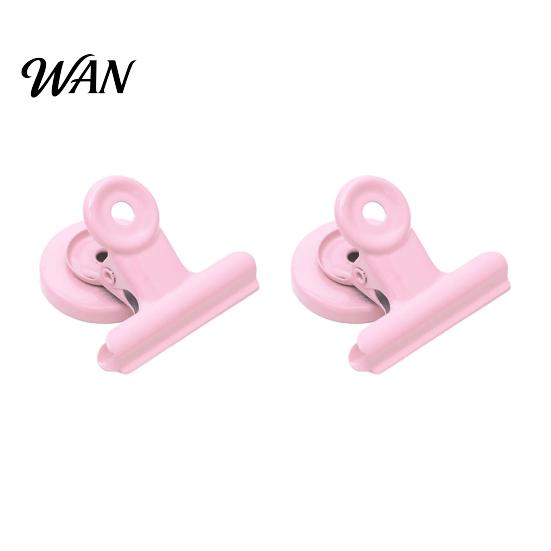 38mm Magnetic Clamp 2Pcs Folder Strong Metal Binder Clips Receipt Organizer Clip Heavy-Duty Fridge Magnets for Refrigerator Whiteboard Office