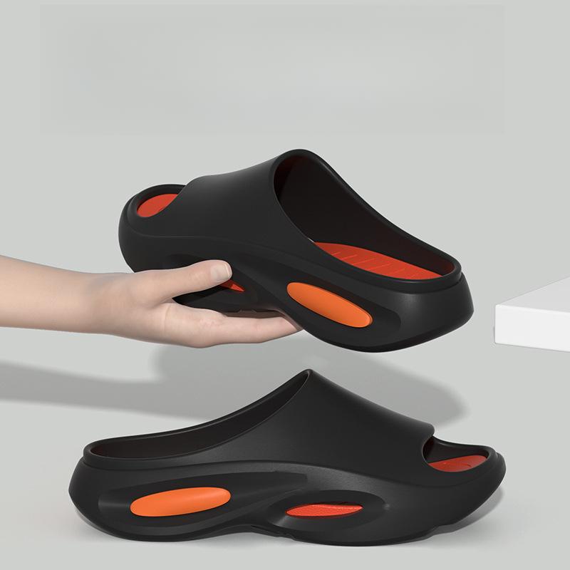 

Чоловічі тапочки Літні Нові Купальні Нековзкі Домашні Тапочки Великі 50-51 помаранчевий/чорний