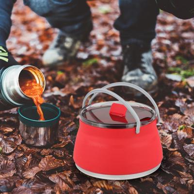 Cooking Pot, Travel Folding Water Kettle Portable for Outdoor/Camping/Hiking