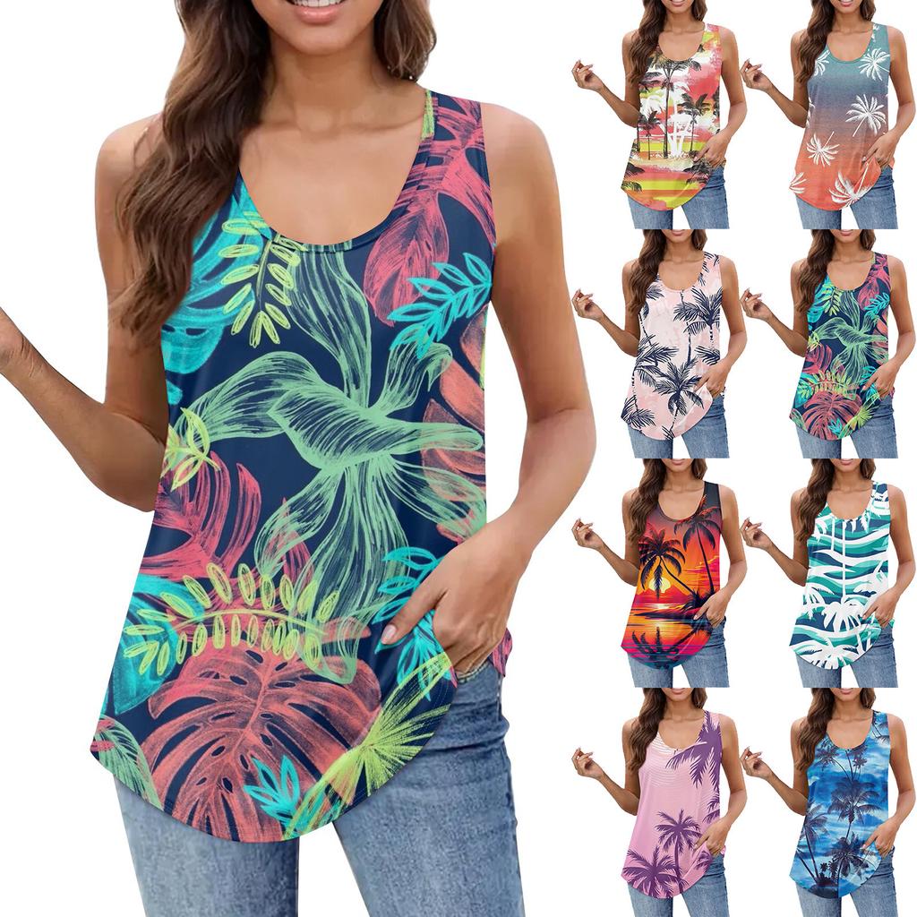 Damen Mädchen Tanktop Farbe Lässiges Oberteil Tanktops Für Damen Locker Sitzend Ärmellose Oberteile Fließend