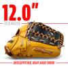 Franklin Sports Field Master 30cm Importiert von Baseball/Softball Handschuh, Infield/Outfield, Rechtshänder,