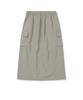SNOWPEAK APPAREL Cample Flare Skirt (S25Swcsk11) Fog Gray
