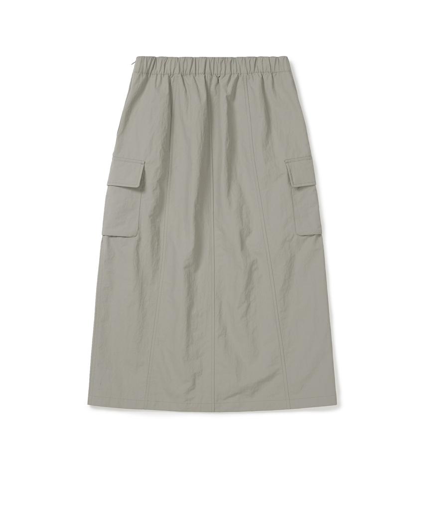 SNOWPEAK APPAREL Cample Flare Skirt (S25Swcsk11) Fog Gray